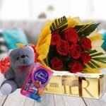 Teddy Rose Choco Combo