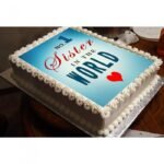 RAKHI PHOTO CAKE FOR SISTER
