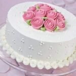 Vanilla Pinky Rose Cake