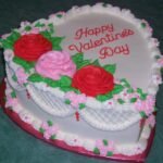 Valentine Heart Shape Cake