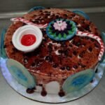 Rakhi Blueberry Cake, Free Rakhi