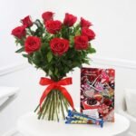 Roses Card Chocolate