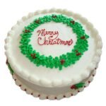Vanilla Merry Christmas Cake